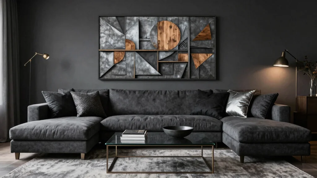 15 Wall Art for Men Living Room Ideas with Bold Character