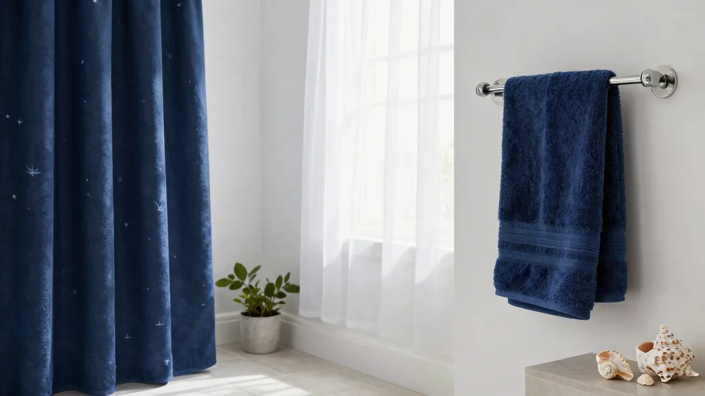 16 Navy Blue Bathroom Accessories for a Rich Coastal Look - bellabeautyblog.com