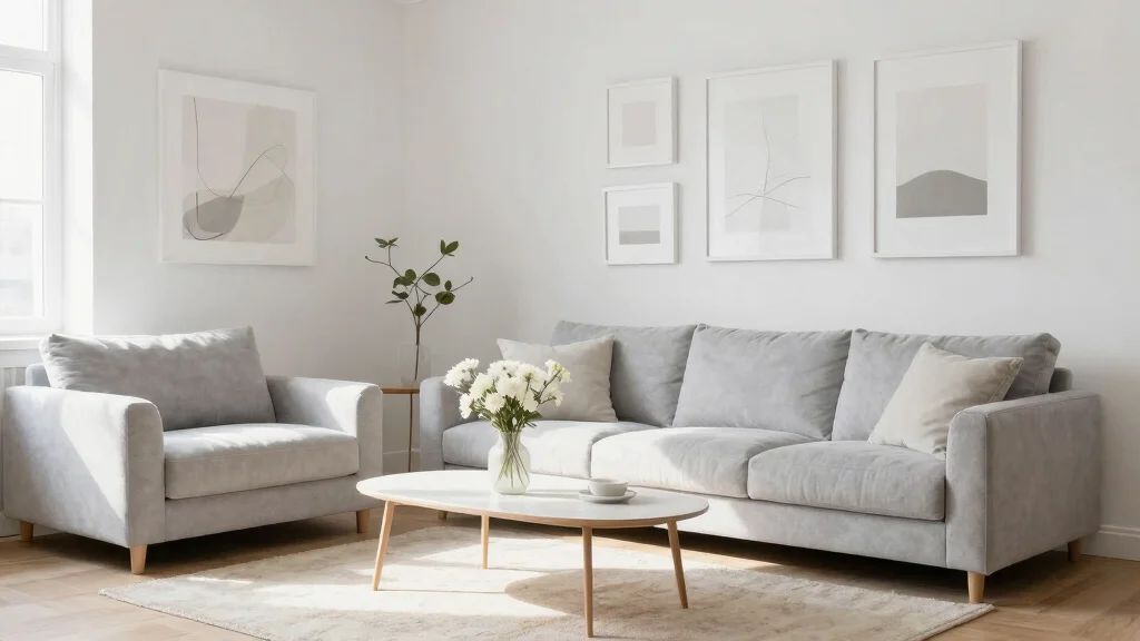 16 White Wall Art Living Room Ideas for a Soft Neutral Look