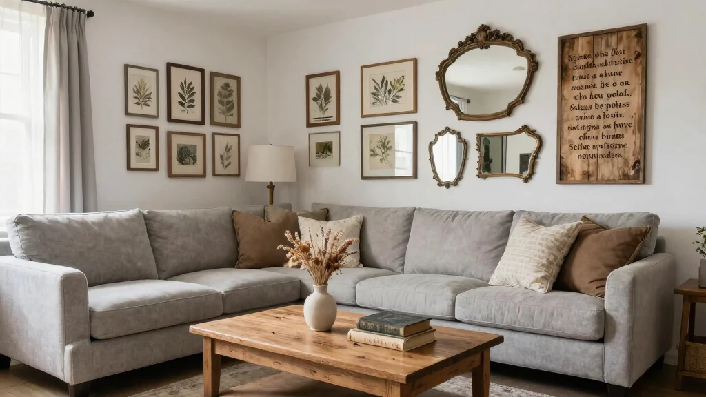 17 Modern Farmhouse Wall Art Living Room Ideas for Cozy Style - bellabeautyblog.com