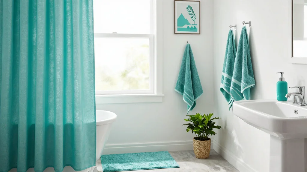 18 Teal Bathroom Accessories Ideas for a Fresh Pop of Color - bellabeautyblog.com