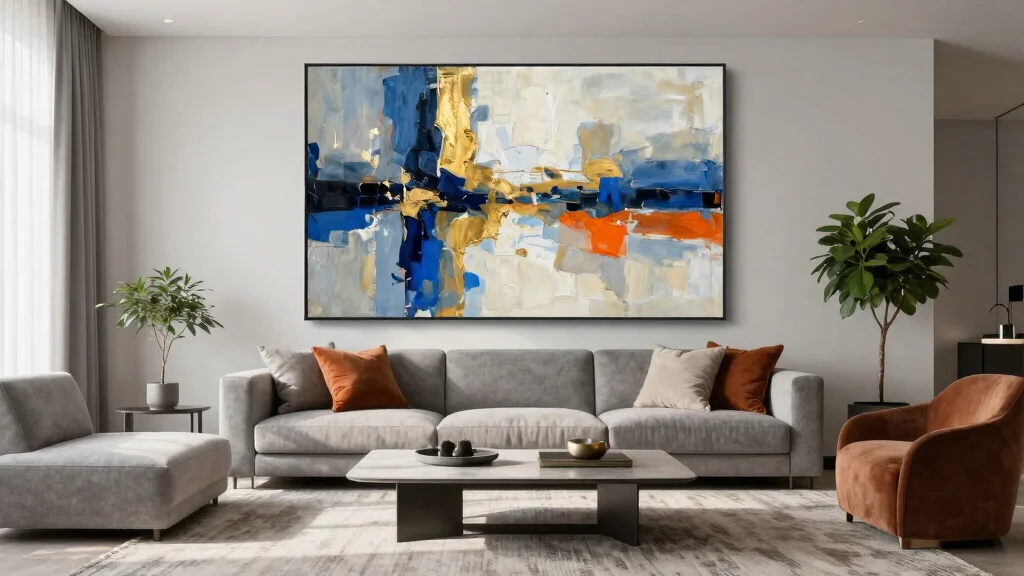 19 Extra Large Wall Art Living Room Ideas for Bold Interiors
