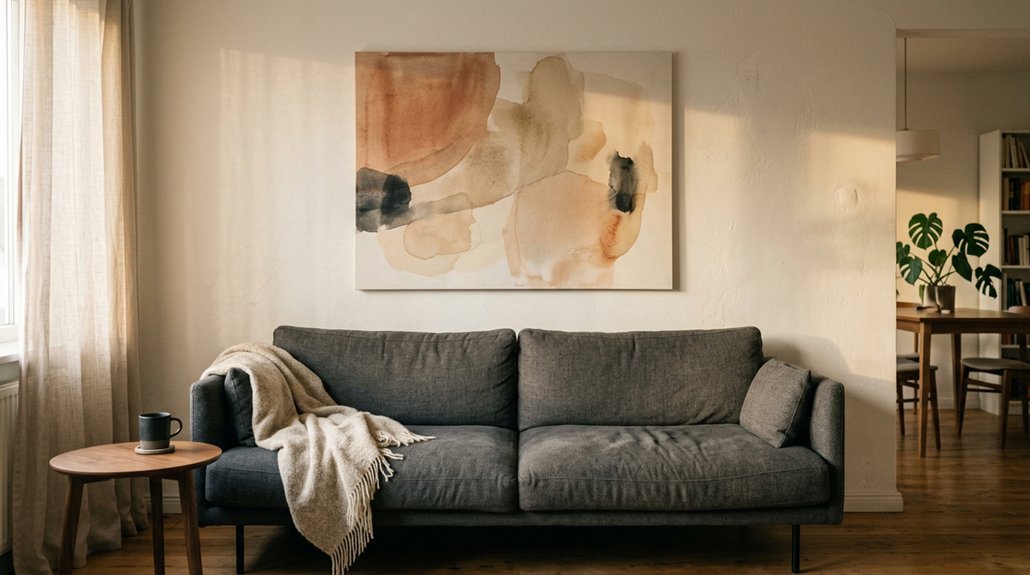 best wall art above sofa