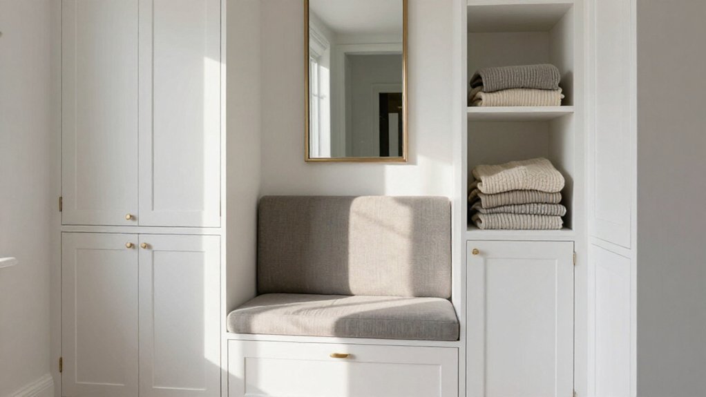 compact corner seating with storage