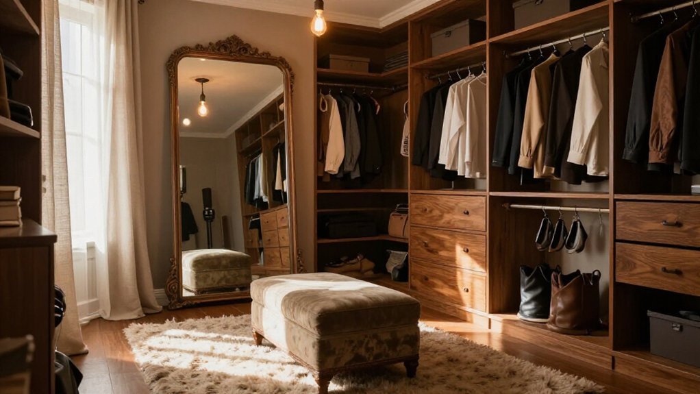 dimmable lighting for dressing room
