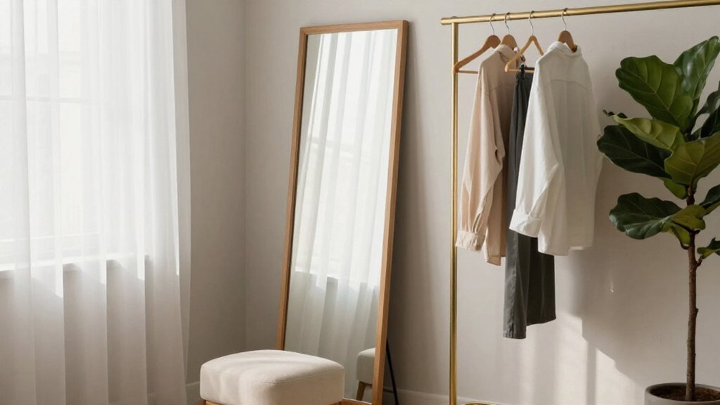 dressing room corner optimization ideas
