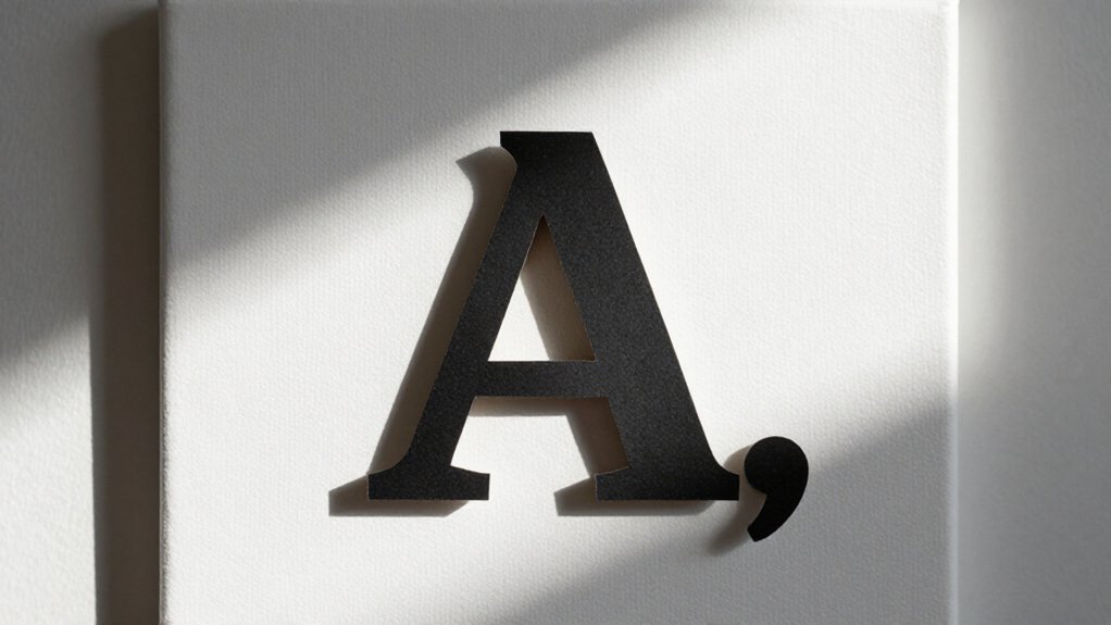 shadow lettering adds dimension with edge shadowing