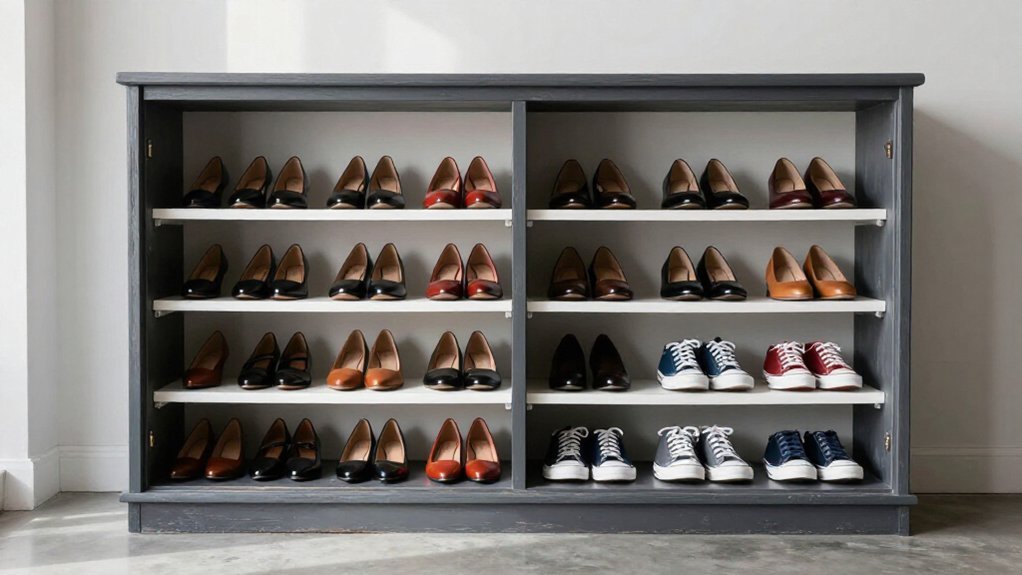 turn old cabinets into built ins